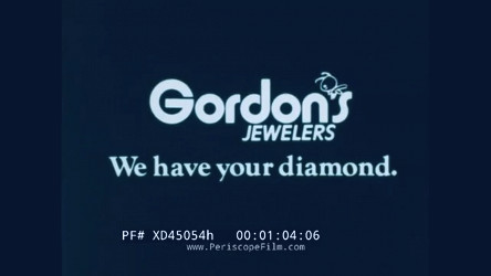 1980s GORDON'S JEWELERS JEWELRY STORE TV COMMERCIALS 